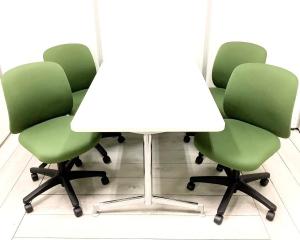 【セット商品（テーブル×1台＆チェア×4脚）】会議テーブル オススメ(おすすめ) 大人気 ・KOKUYO／コクヨ ・eat-in(イートイン)　※横浜本店撮影画像※