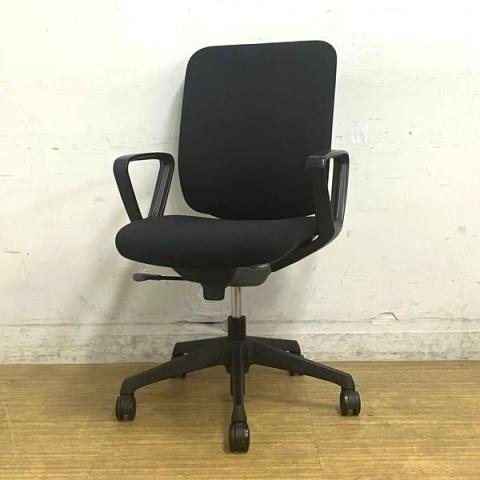 【中古】CG-Rチェア CN345ZR FM31 オカムラ（okamura） 肘付ハイバックチェア