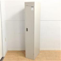 コクヨ　LKシリーズ　1人用更衣ロッカー　ニューグレー　鍵付き　シリンダー錠　急な増員にも是非