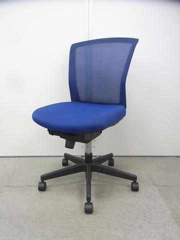 【中古】バリシア  コクヨ（KOKUYO） 肘無ローバックチェア