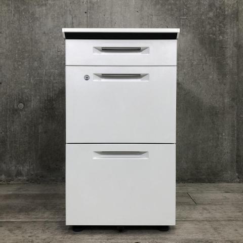 【中古】iS SDE-ISN47CASAW コクヨ（KOKUYO） 脇机3段