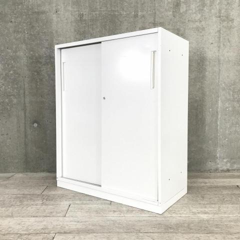 【中古】HSシリーズ  ウチダ（UCHIDA) ローキャビネット／引き違い