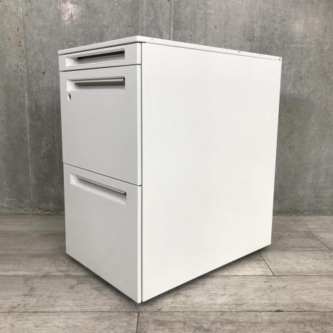 【中古】アドバンス  オカムラ（okamura） ワゴン3段