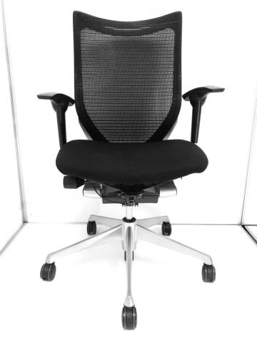 【中古】バロンチェア CR85DR-FDF1 オカムラ（okamura） 肘付ハイバックチェア