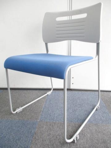 【中古】PMCチェア PMC-430 井上金庫 スタッキングチェア