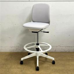 【在庫入替セール】イトーキ　トルテUチェア　ハイポジションタイプ　スタンダードカラー　ホワイトグレー×ホワイトフレーム　カタログ現行のレアシリーズ