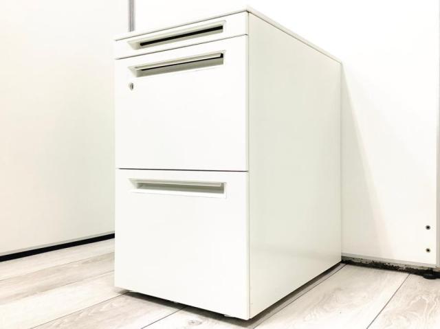 【中古】アドバンス  オカムラ（okamura） ワゴン3段