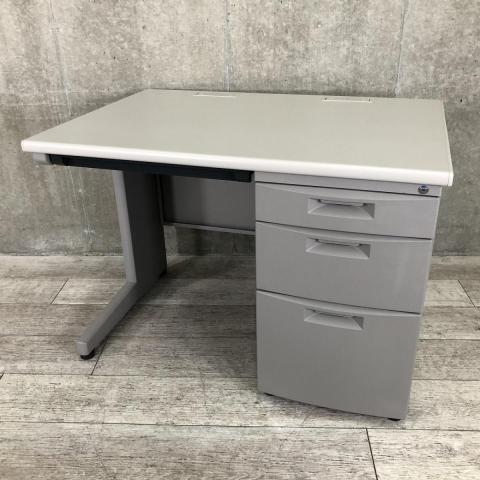 【中古】CZデスク CZN-107CA-WE イトーキ（ITOKI） 片袖机