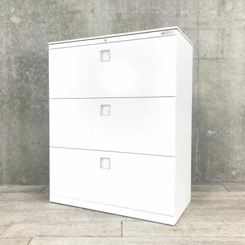 【中古】レクトライン  オカムラ（okamura） ローキャビネット／ラテラル