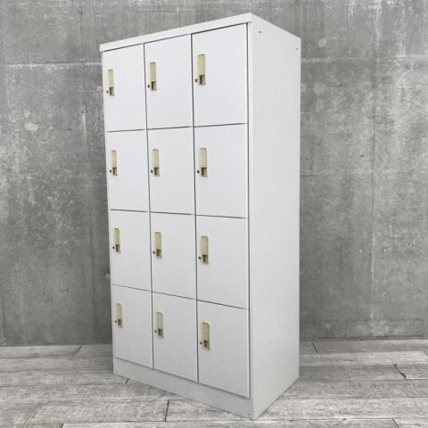 【中古】SLシリーズ HDT-6334SL-WE イトーキ（ITOKI） 12人用更衣ロッカー