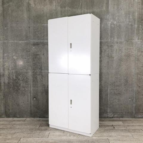 【中古】シンライン  イトーキ（ITOKI） ハイキャビネット／両開き＋両開き