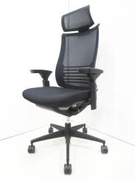 【希少なヘッドレスト付き！】【2脚限定の為、クレジット決済優先！】コクヨ/Bezel(ベゼル)/ブラック　■オフィスバスターズ梅田本店