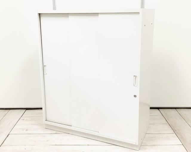 【中古】シンライン  イトーキ（ITOKI） ローキャビネット／引き違い