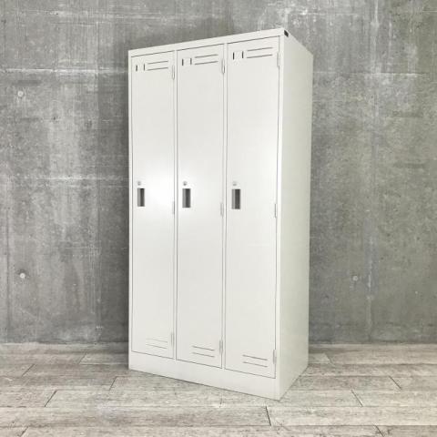 【中古】LKロッカー  コクヨ（KOKUYO） 3人用更衣ロッカー