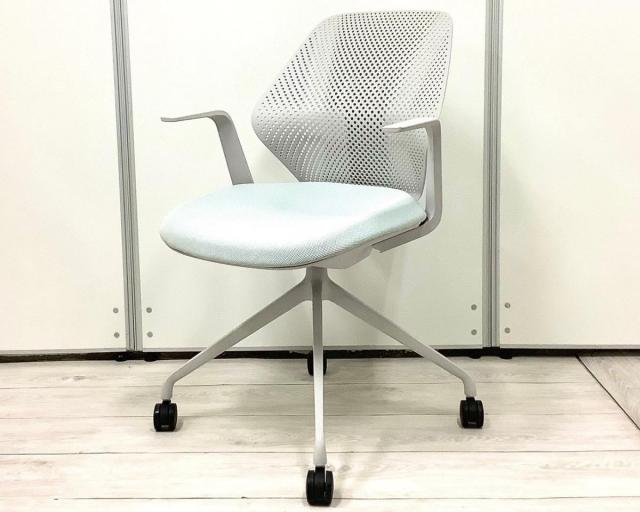 【中古】キュアチェア KG-980SC-NNE6 イトーキ（ITOKI） ミーティングチェア