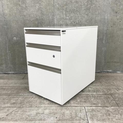 【中古】インクルード JF-046MAC-W9 イトーキ（ITOKI） ワゴン3段