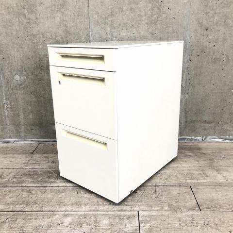 【中古】アドバンス DNC1CC Z975 オカムラ（okamura） ワゴン3段