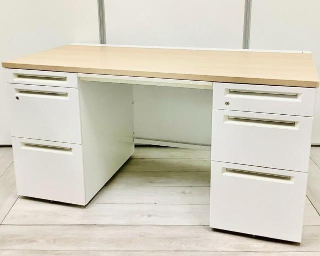 【中古】アドバンス 3V0NAH-MK37 オカムラ（okamura） 両袖机