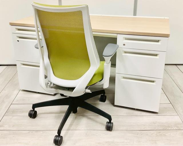 【中古】アドバンス 3V0NAH-MK37 オカムラ（okamura） 両袖机