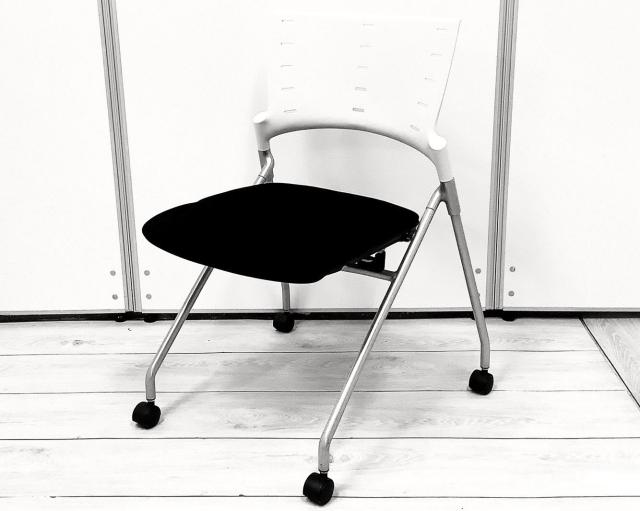 【中古】マノスチェア KLD-310PV-Z8T1 イトーキ（ITOKI） ネスティングチェア