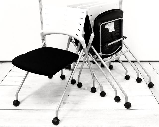 【中古】マノスチェア KLD-310PV-Z8T1 イトーキ（ITOKI） ネスティングチェア