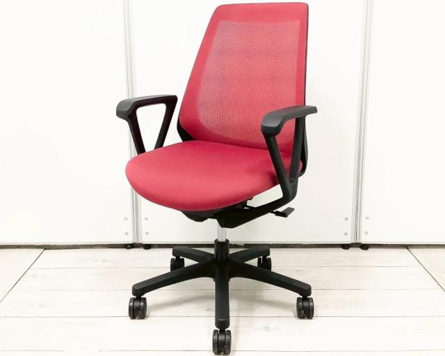 【中古】ノナ KZ-330PV-T1M4 イトーキ（ITOKI） 肘付ハイバックチェア