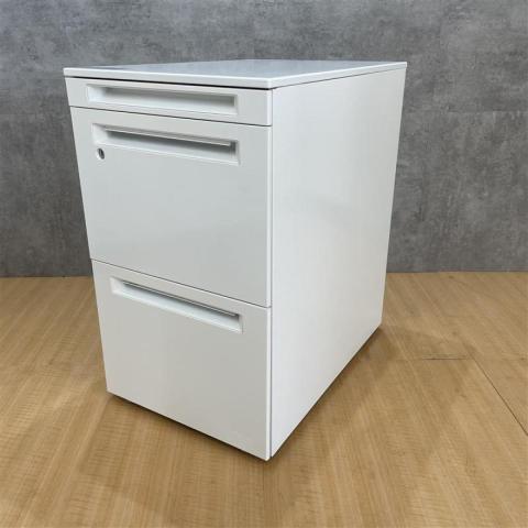 【中古】アドバンス  オカムラ（okamura） ワゴン3段