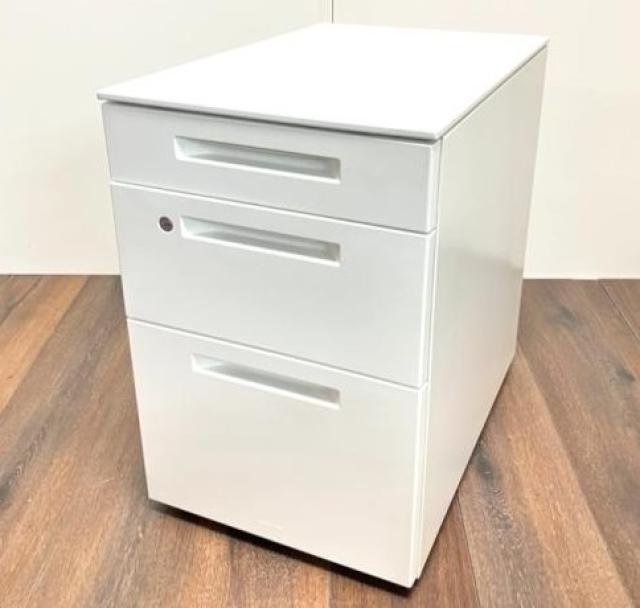 【高品質で使いやすい！当店人気商品！】■コクヨ　アイエスシリーズ　3段ワゴン　ホワイト【デスクサイドキャビネット】【KOKUYO　iS】