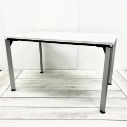 【4人用としてのご利用に最適!】■イトーキ(ITOKI) ミーティングテーブル W1200×D750×H700mm ホワイト ■スタンダードなデザインで様々な空間にフィット!