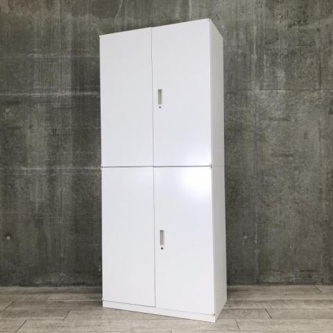 【中古】BEストレージ  ウチダ（UCHIDA) ハイキャビネット／両開き＋両開き