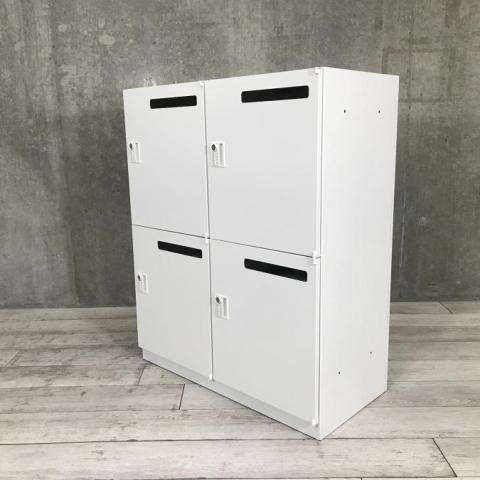 【中古】HSパーソナル  ウチダ（UCHIDA) 4人用パーソナルロッカー