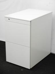 【オカムラ製のワゴンが大量入荷！】【関西倉庫在庫品】■オカムラ製　3段ワゴン　ホワイト ■フリーアドレスとの相性抜群！