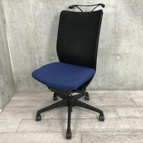 【中古】ヴィスコンテチェア  オカムラ（okamura） 肘無ハイバックチェア