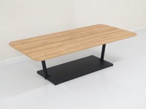 【遠方倉庫在庫品】■KOKUYO/コクヨ　■ローテーブル(高さ45cm)  ■リージョン　■天板/ナチュラル　■脚/ブラック（black）【RA】