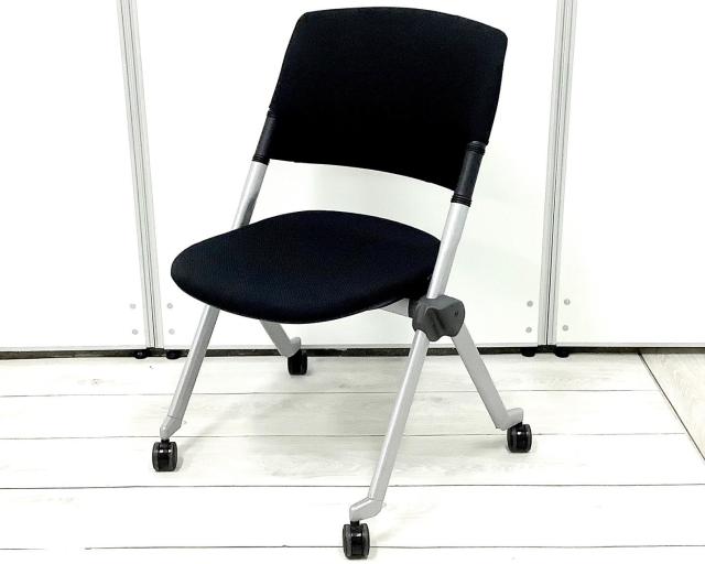 オカムラ デスクチェア黒スタッキングチェア オカムラ（okamura） スタッキングチェア 一覧 - 中古オフィス家具なら