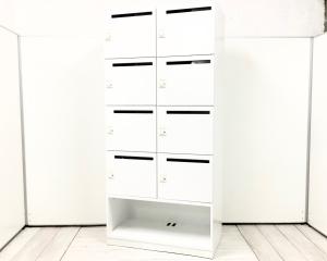 8人用 メールロッカー 投函口付 ダイヤル錠 マスターキー作成不可 ホワイト コンセントあり オススメ(おすすめ) 大人気 ・KOKUYO/コクヨ ・EDIA/エディア ※横浜本店撮影画像※