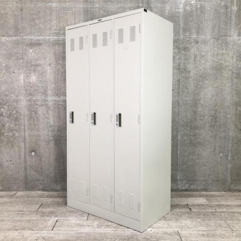 【中古】LK  ナイキ（NAIKI) 3人用更衣ロッカー