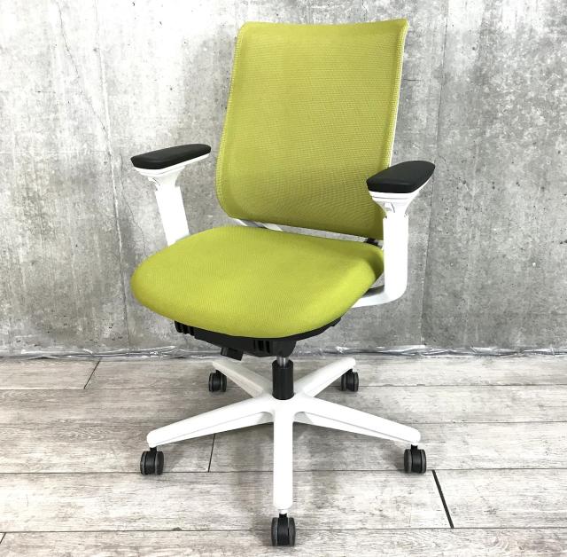 【中古】ミトラシリーズ CRS-G2900E1N コクヨ（KOKUYO） 肘付ローバックチェア