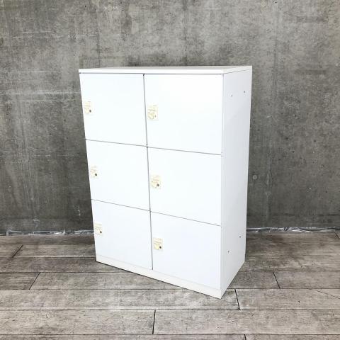 【中古】エディアロッカー BWU-RN62D69SAW*BK コクヨ（KOKUYO） 6人用パーソナルロッカー