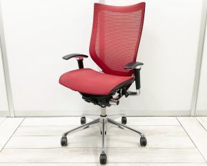 【限定2脚】スタンダードメッシュ ブラックフレーム アームレスト付 アジャストアーム 可動肘 オススメ(おすすめ) 大人気 ・Okamura/オカムラ ・Baron/バロン ※横浜本店撮影画像※