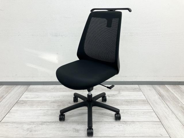 【中古】ノナ KZ-330PVH-T1T1 イトーキ（ITOKI） 肘無ハイバックチェア