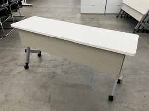 【100本限定の特価！】意外と広い横幅1500ｍｍ（奥行450ｍｍ）Platte（プラッテ）テーブル※天板ホワイト色仕様◆内田洋行製【関東倉庫在庫品】【弊社使用欄：A01046940/A01045847】