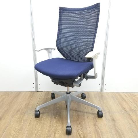 【中古】バロンチェア CP85DW オカムラ（okamura） 肘付ハイバックチェア