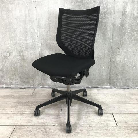 【中古】バロンチェア CP33BR　6930　【JOIFA308　okamura】 オカムラ（okamura） 肘無ローバックチェア