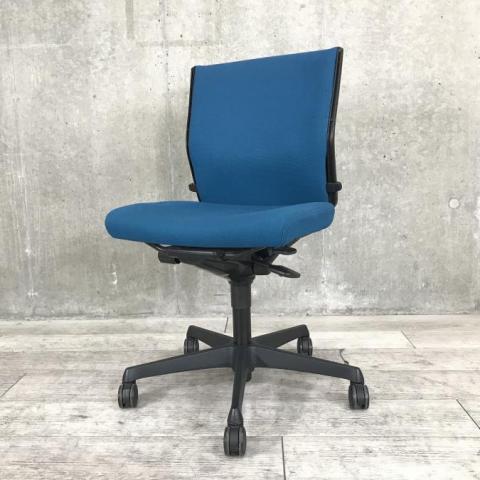 【中古】エスクード  オカムラ（okamura） 肘無ローバックチェア