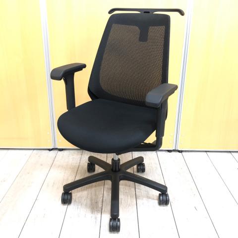 【中古】ノナ  イトーキ（ITOKI） 肘付ハイバックチェア