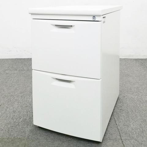 【中古】CZシリーズ CZN-047LBB-W9W9 イトーキ（ITOKI） 脇机2段