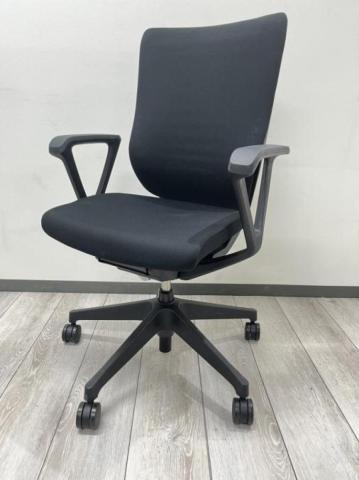【中古】エピオスチェア  イトーキ（ITOKI） 肘付ハイバックチェア