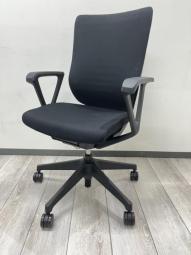 【関西倉庫在庫】■イトーキ製 エピオス 肘付ハイバックチェア ■ブラック【弊社使用欄:A01046347】