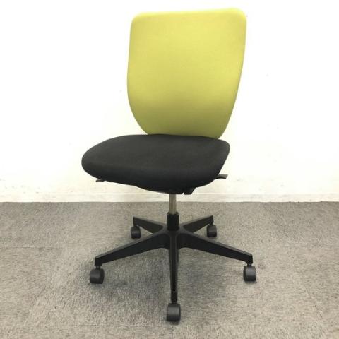 【中古】プラオチェア  イトーキ（ITOKI） 肘無ローバックチェア